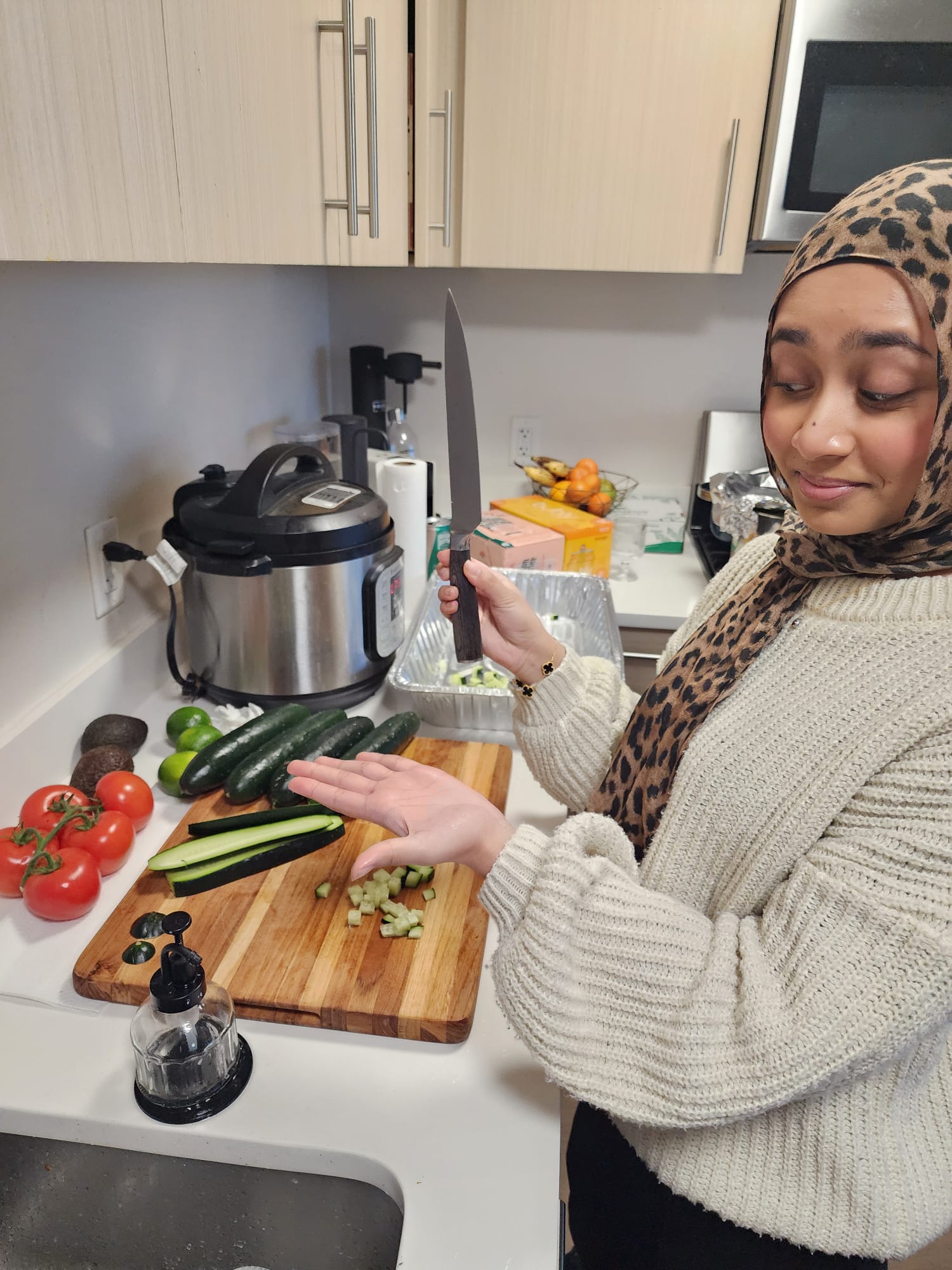 Prep night · cooking together