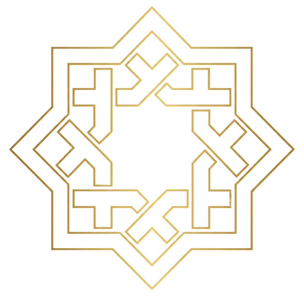 Muslim Socials khatim mark in gold